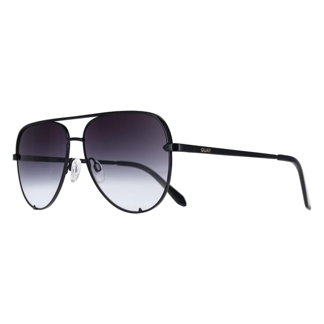 Quay Quay Women's Aviator Black Black Gradient High Key Mini - 2
