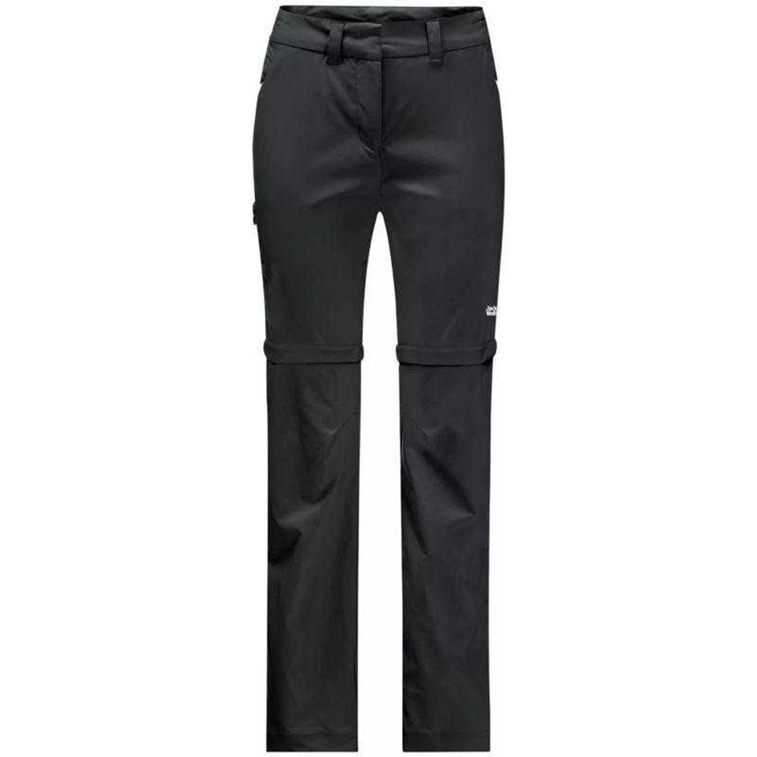 Jack Wolfskin Jack Wolfskin Women's Overland Zip-Off Trousers in Black