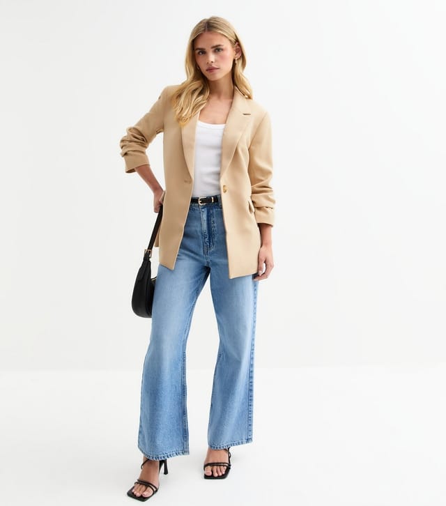 New Look Women's Petite Camel Longline Blazer New Look - 3