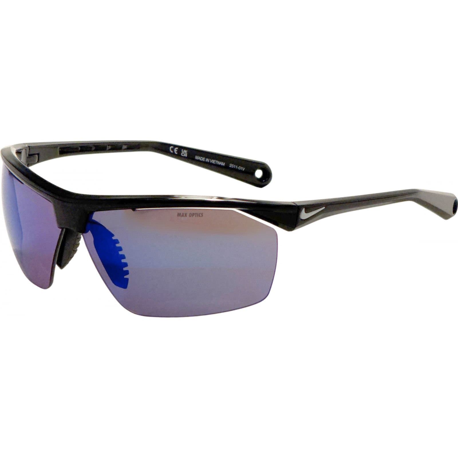 Nike Nike Men's IF2010X-013-70 Tailwind Visor/Wrap Sunglasses in Black