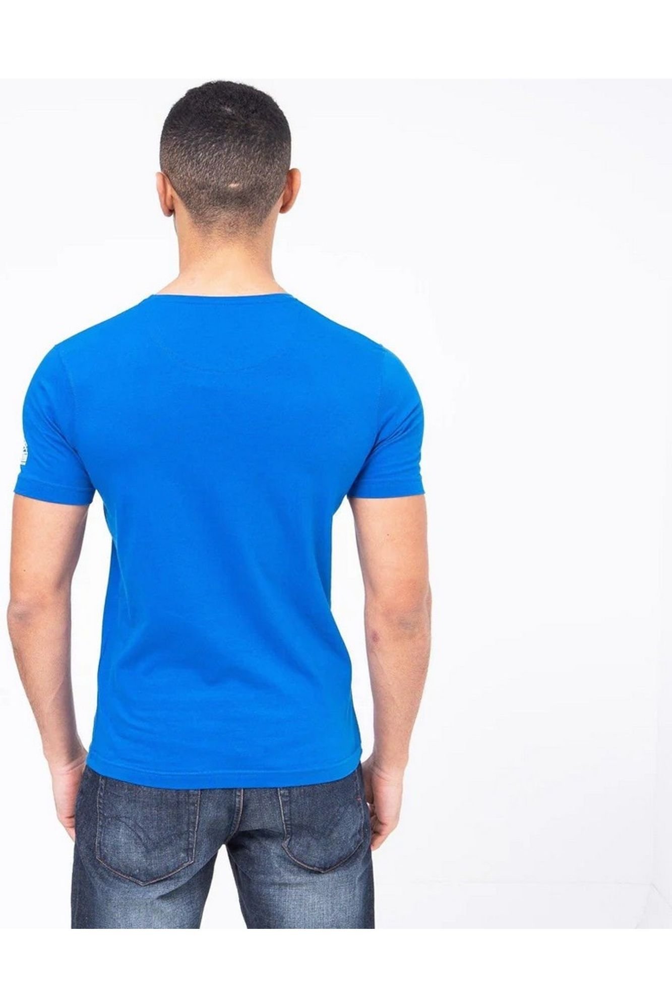 Xplicit Xplicit Men's Bad Turkey Christmas T-Shirt in Blue - 2