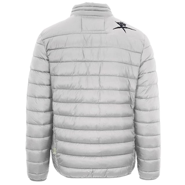 Plein Sport Plein Sport Men's Patch Logo Thin Padded Grey Jacket - 2