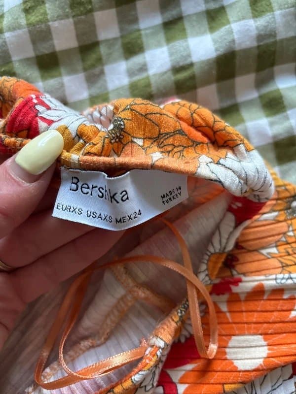 Bershka Floral floaty summer dress