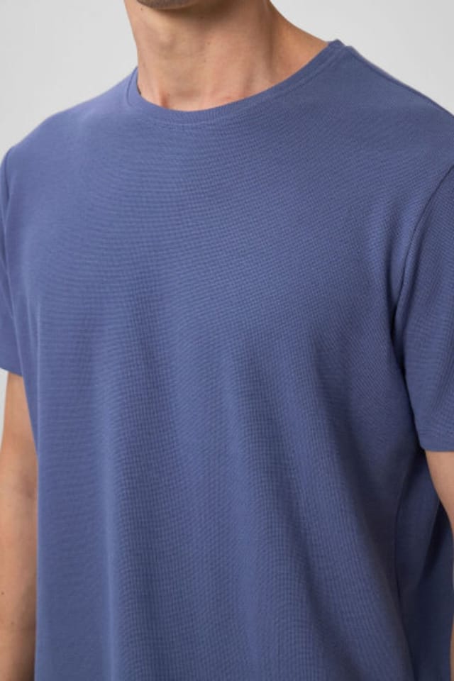 Tommy Life Tommy Life Men's Regular Fit Crew Neck T-Shirt in Dark Blue - 3