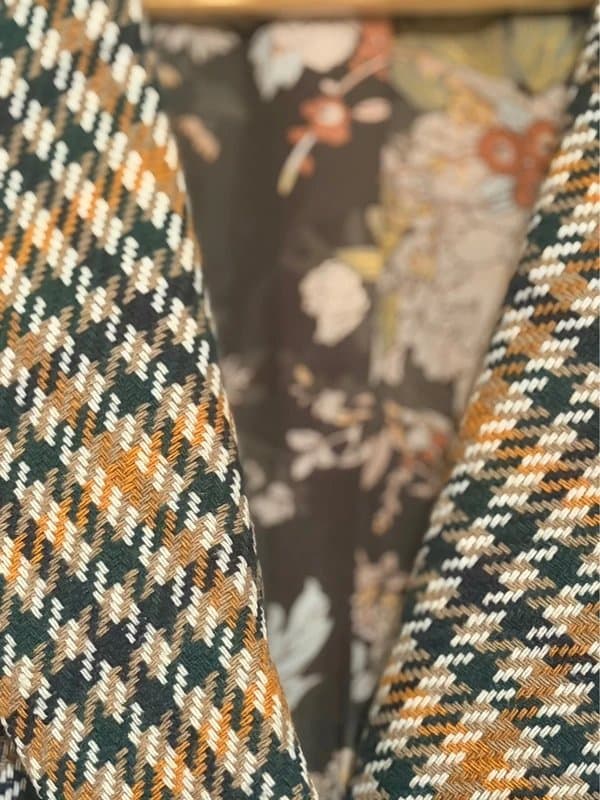 Joe Browns Tweed blazer with yellow, green and brown colour combination