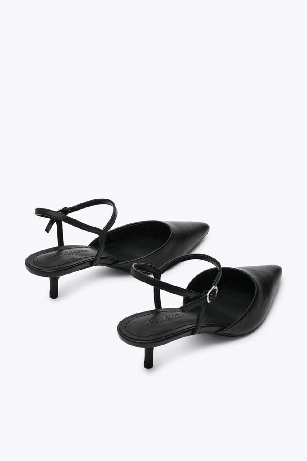 Steve Madden STEVE MADDEN Women's 'Adelaide Heel Black' Leather Heels in Black - 4