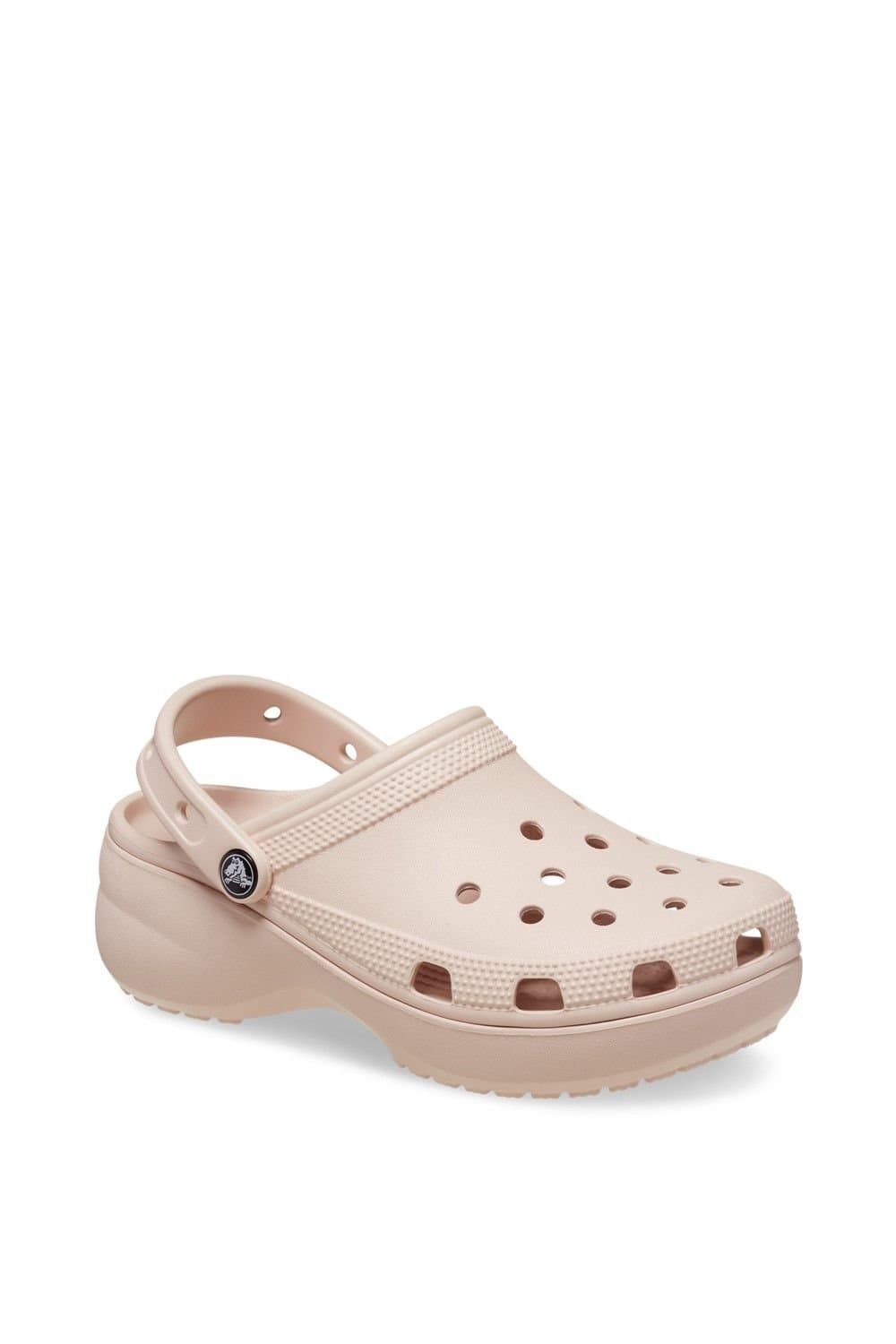 Crocs Crocs Women's Classic Platform Clog in Natural