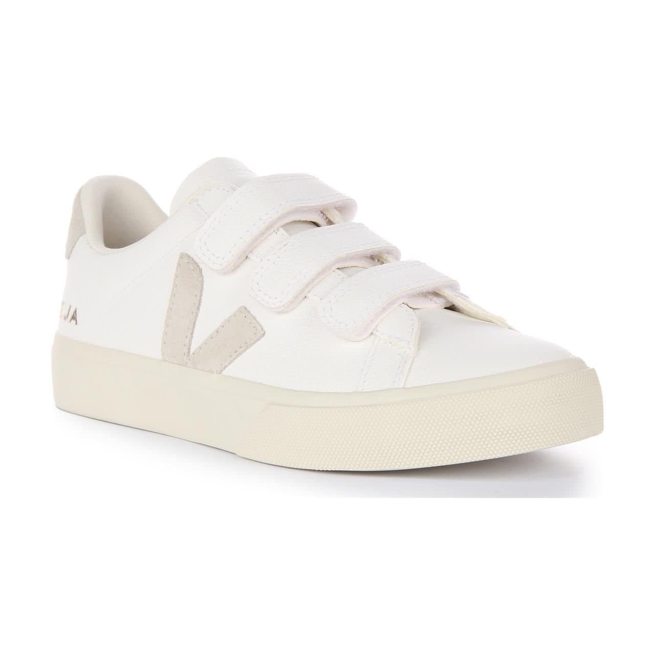 Veja Veja Women's 'Recife Chromfre' Leather Trainers in Natural