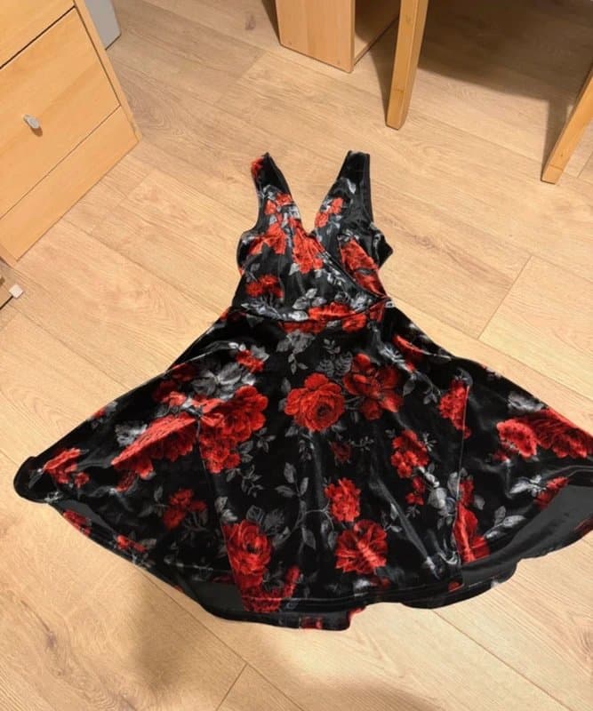 New Look Velvet mini dress