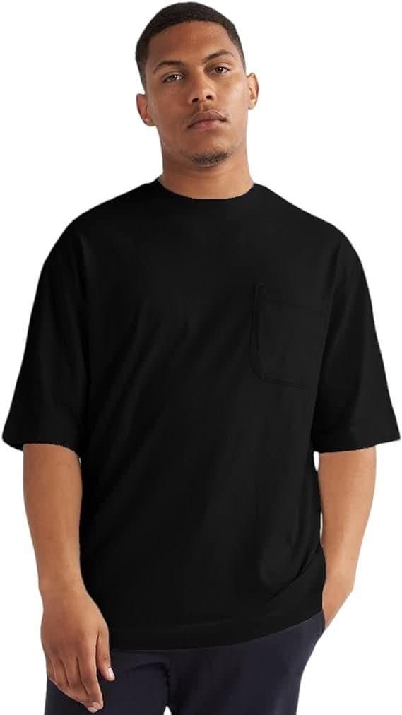 Alse Studio Alse Studio Men's Black Oversized Cotton T-Shirt