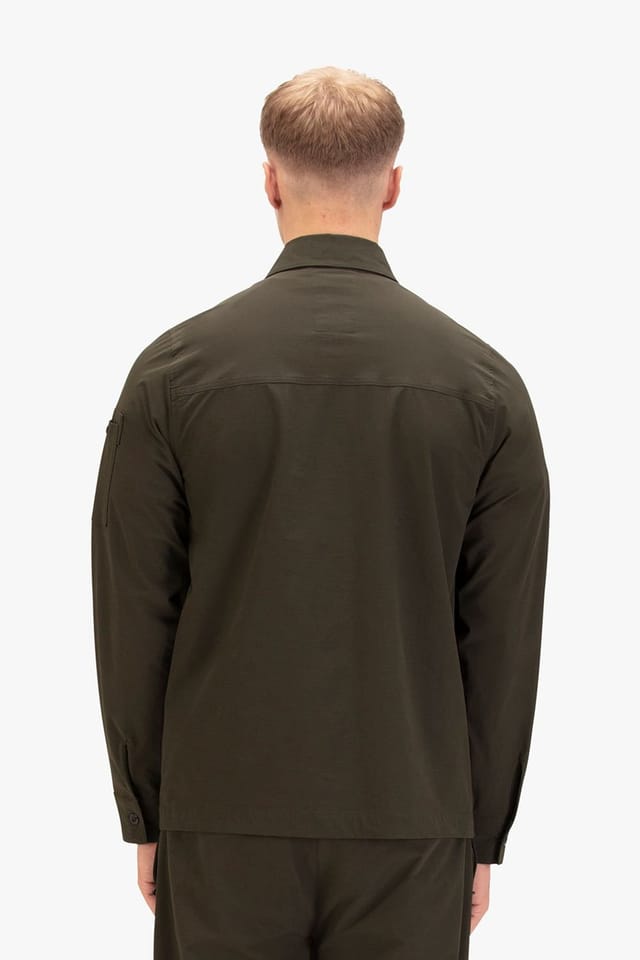 Luke 1977 Luke 1977 Men's Collingford Multi Pocket Shirt in Dark Green - 2