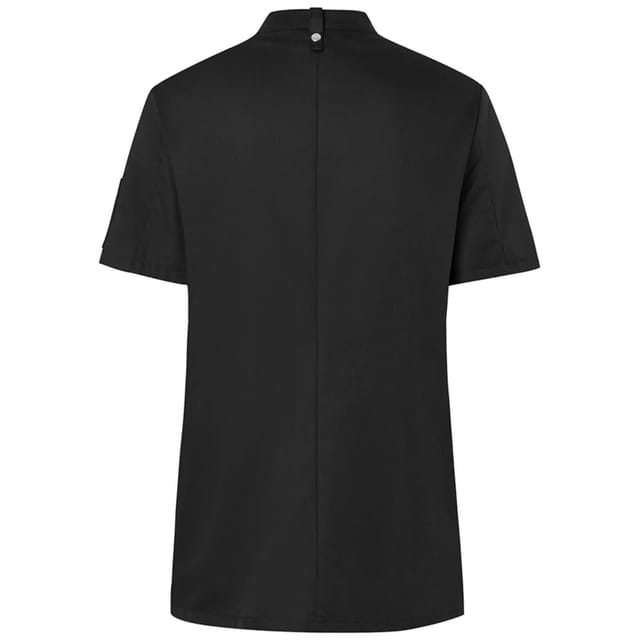 Karlowsky Karlowsky Men's Modern-Look Short-Sleeved Chef Jacket in Black - 2