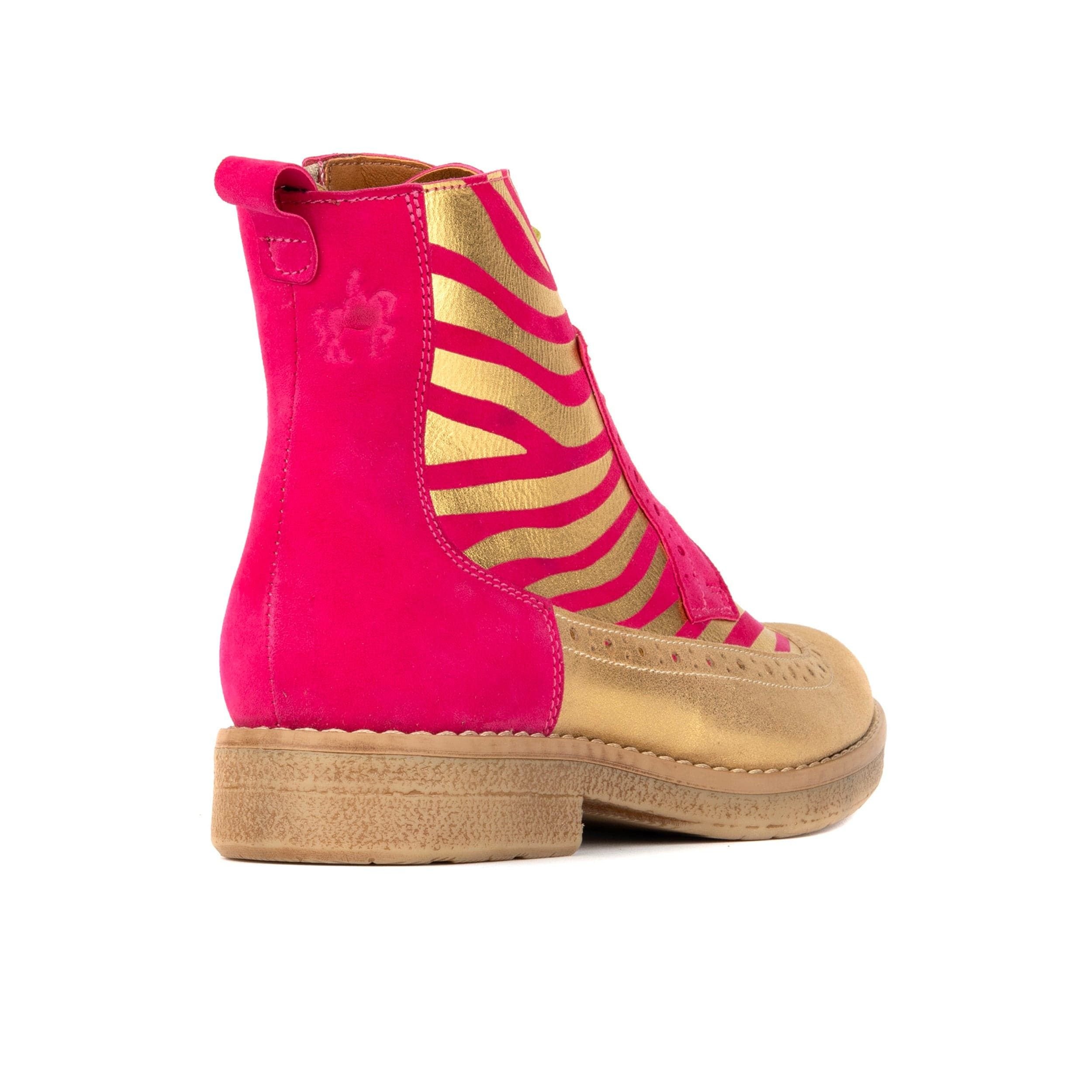 Embassy London Embassy London Women's Hatter - Pink & Gold Stripes - 4