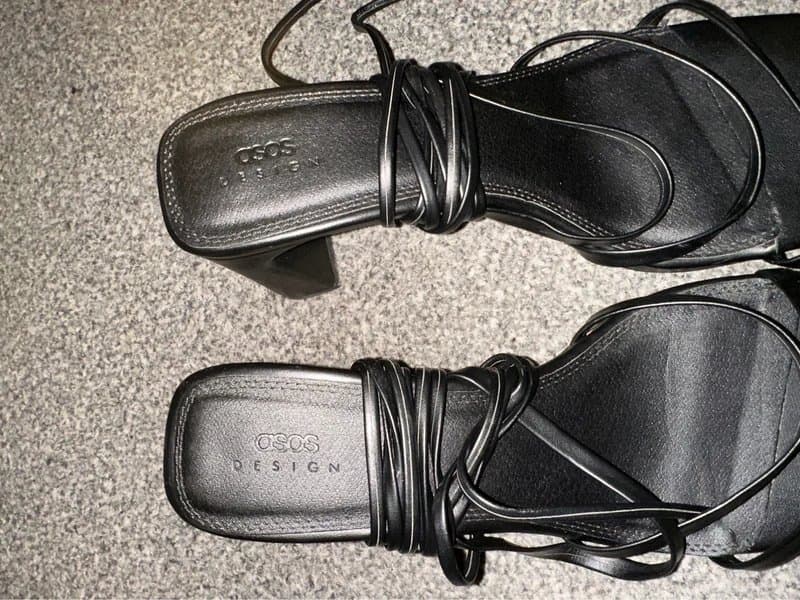 ASOS ASOS leather lace up heels