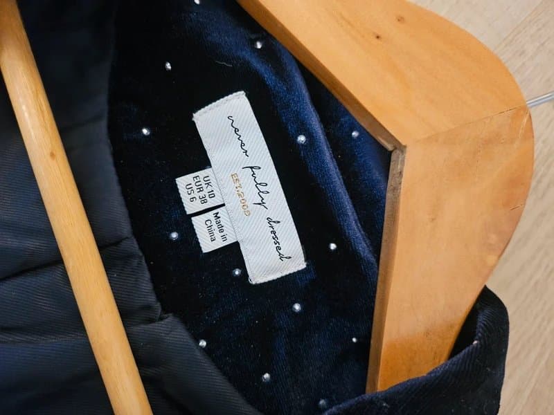 Never Fully Dressed Never Fully Dressed Diamanté Navy Blazer Size 10