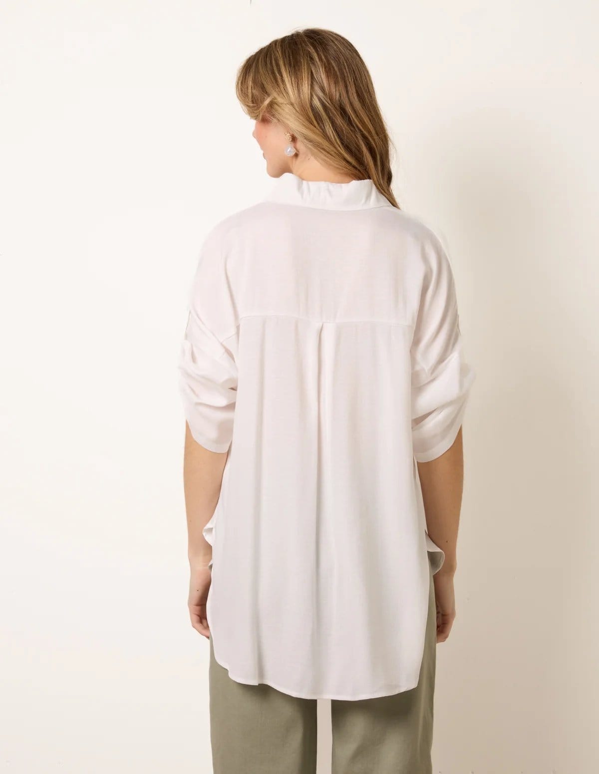 Blue Vanilla Gold Button Shirt - 4