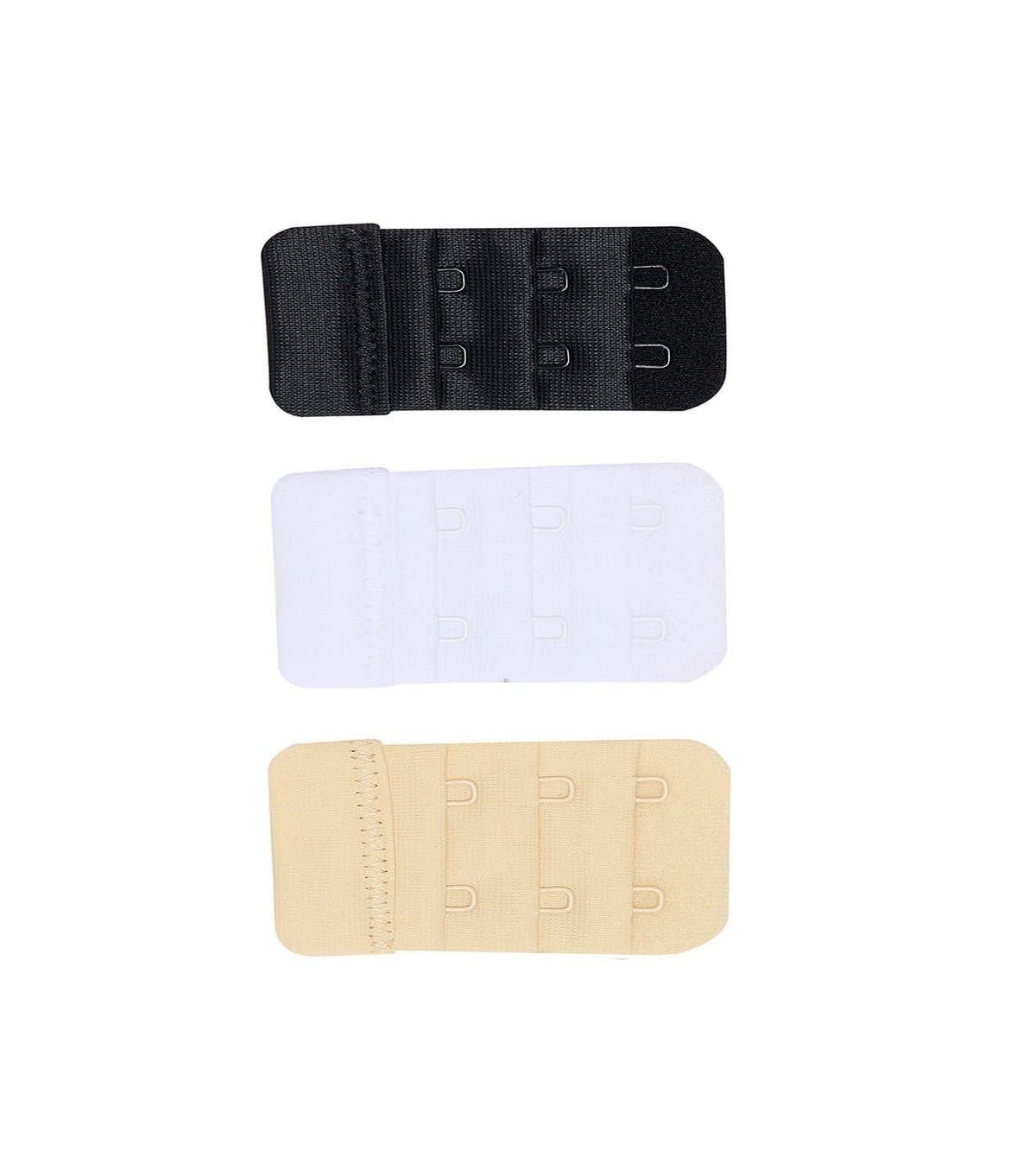 Nude Intimates Women's Pack of 3 Multi Colour Bra Extenders Nude Intimates New Look