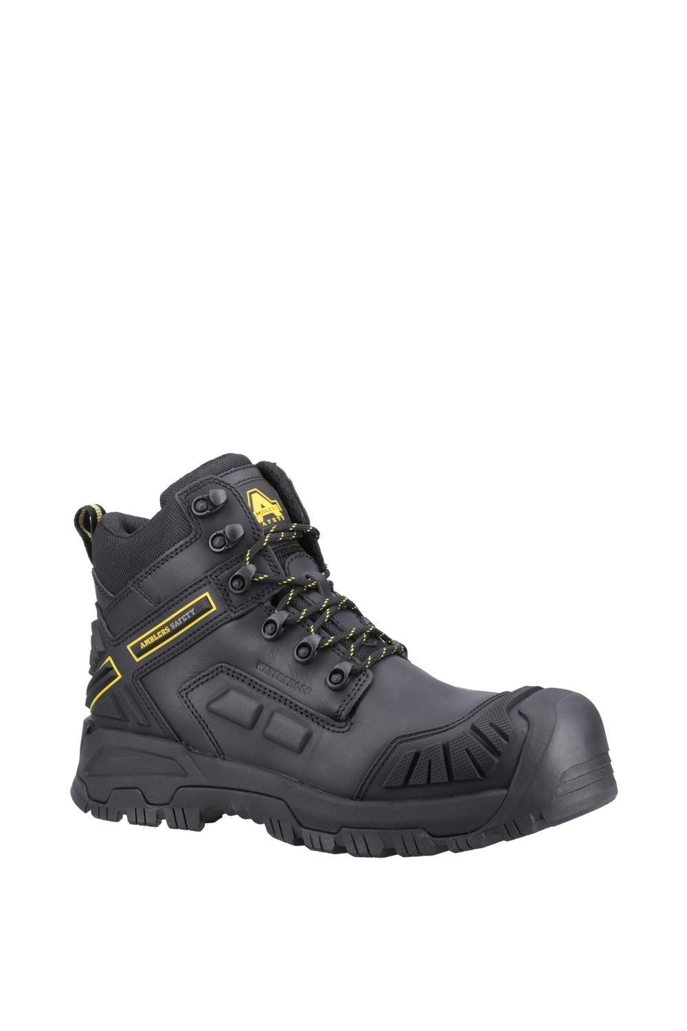 Amblers Amblers Men's 'Flare' Waterproof Safety Footwear in Black - 4