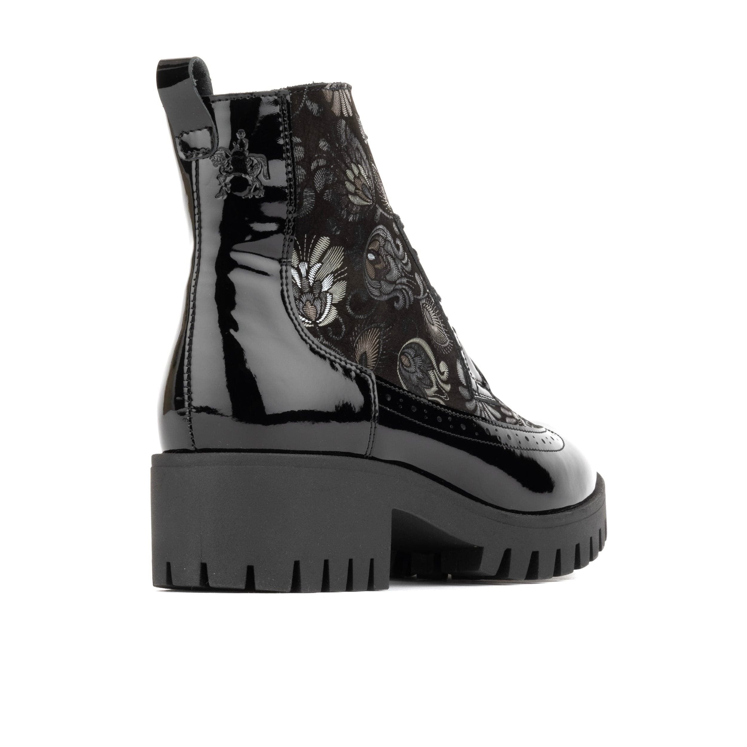 Embassy London Embassy London Women's Milliner Platform - Emboss in Black - 4