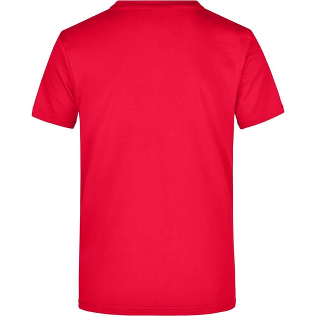 James and Nicholson James and Nicholson Men's Heavyweight Crew Neck T-Shirt in Red - 2