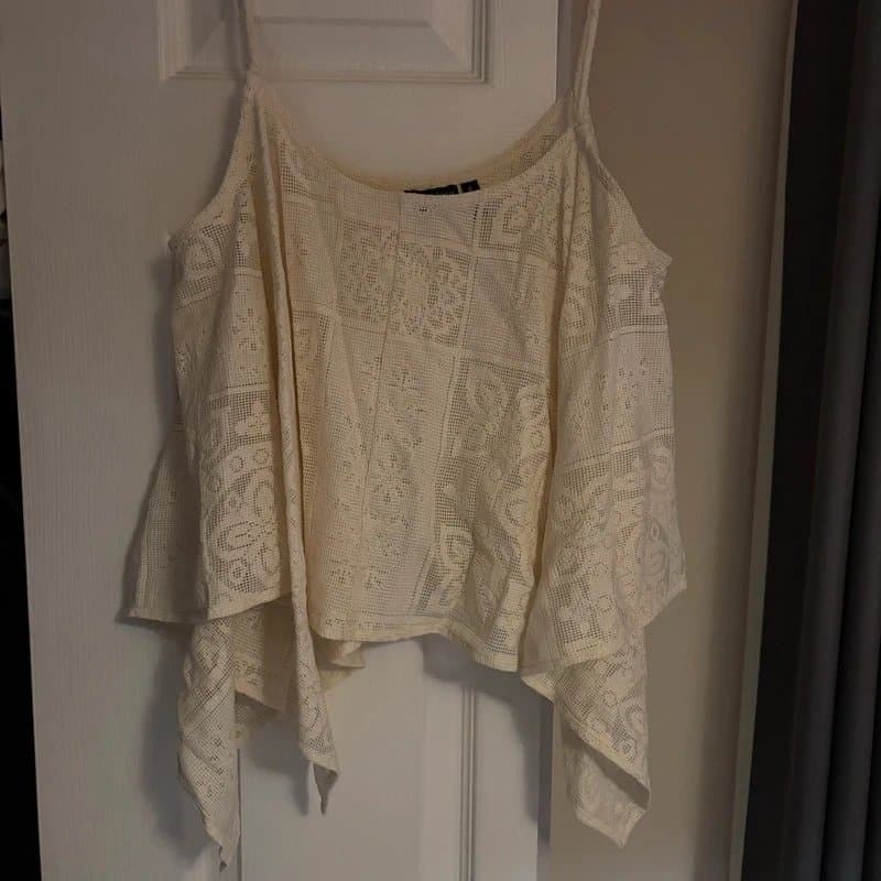 ASOS Design asos embroidered drape cami top