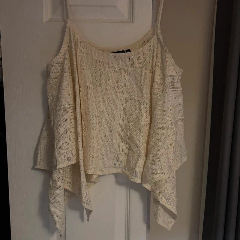 ASOS Design asos embroidered drape cami top - 1