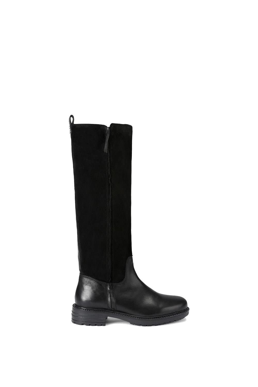 Carvela Carvela Women's 'Russ High Leg' Leather Boots in Black