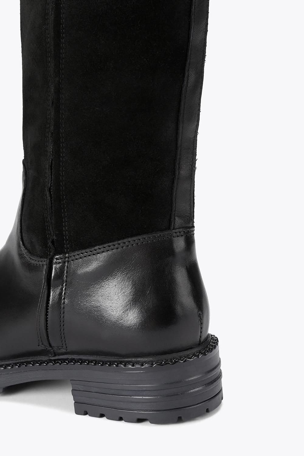 Carvela Carvela Women's 'Russ High Leg' Leather Boots in Black - 4
