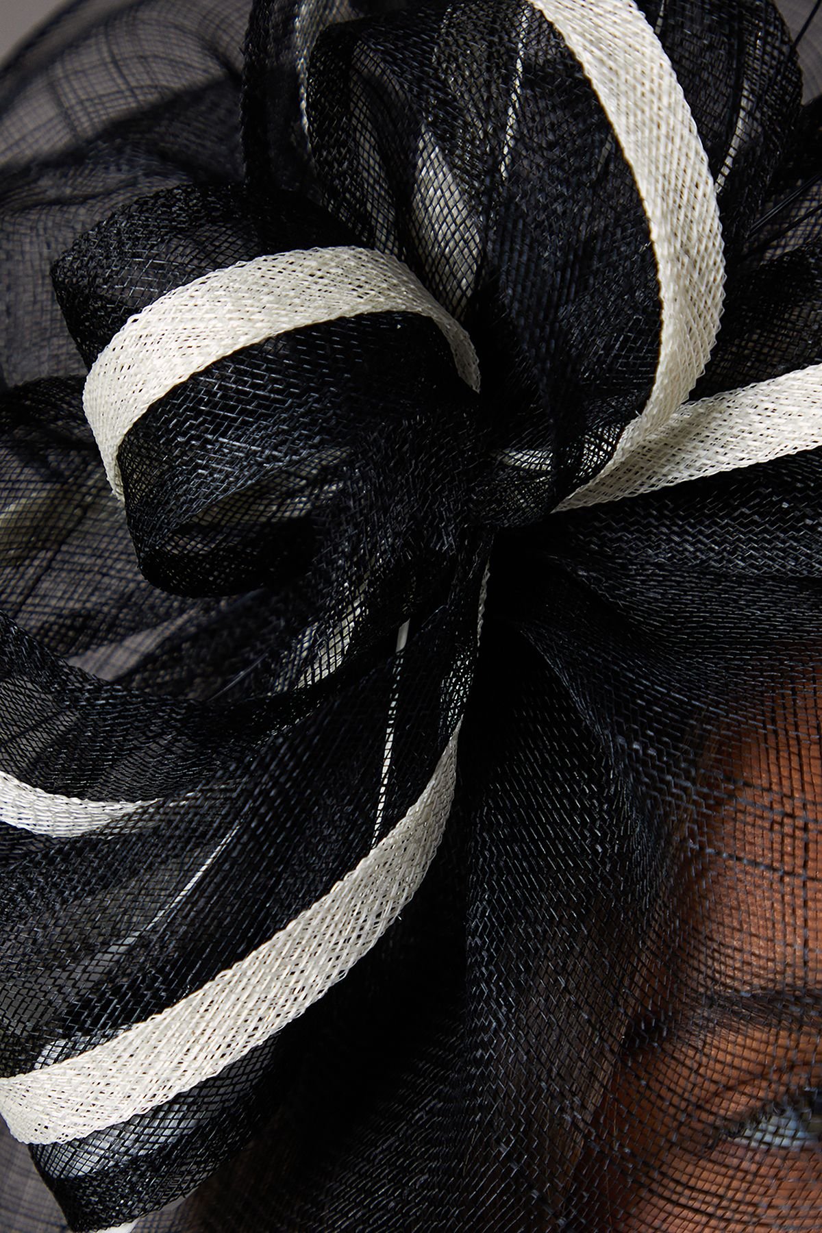 Coast Coast Women's Loop & Feather Detail Fascinator in Mono - 3