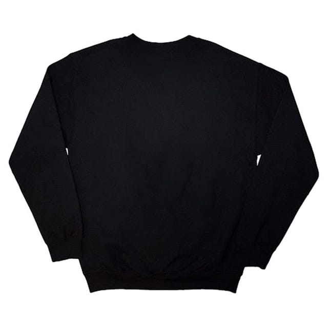 Pink Pink Women's Unplugged Paint Pen Sweatshirt in Black - 2