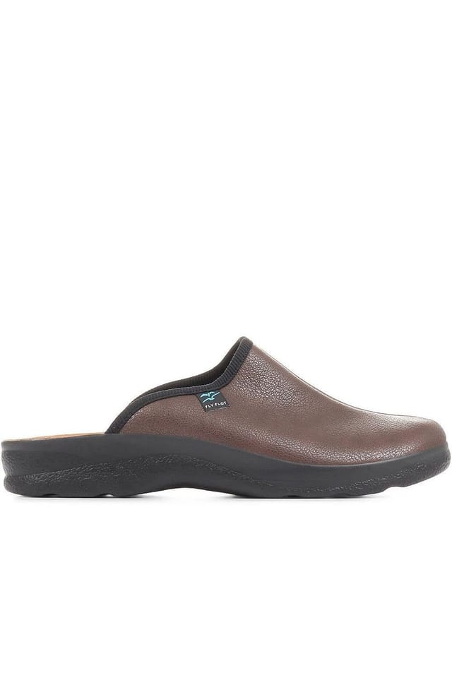 Fly Flot Fly Flot Men's Mule Slippers in Dark Brown - 2