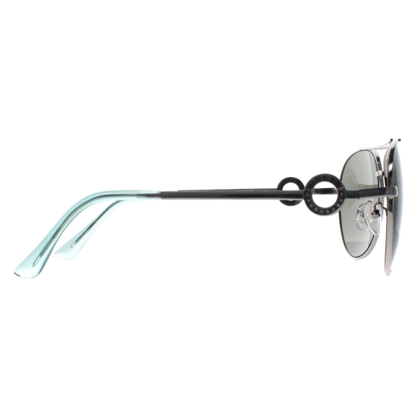 Guess Guess Women's Aviator Silver Grey GF0364 - 4