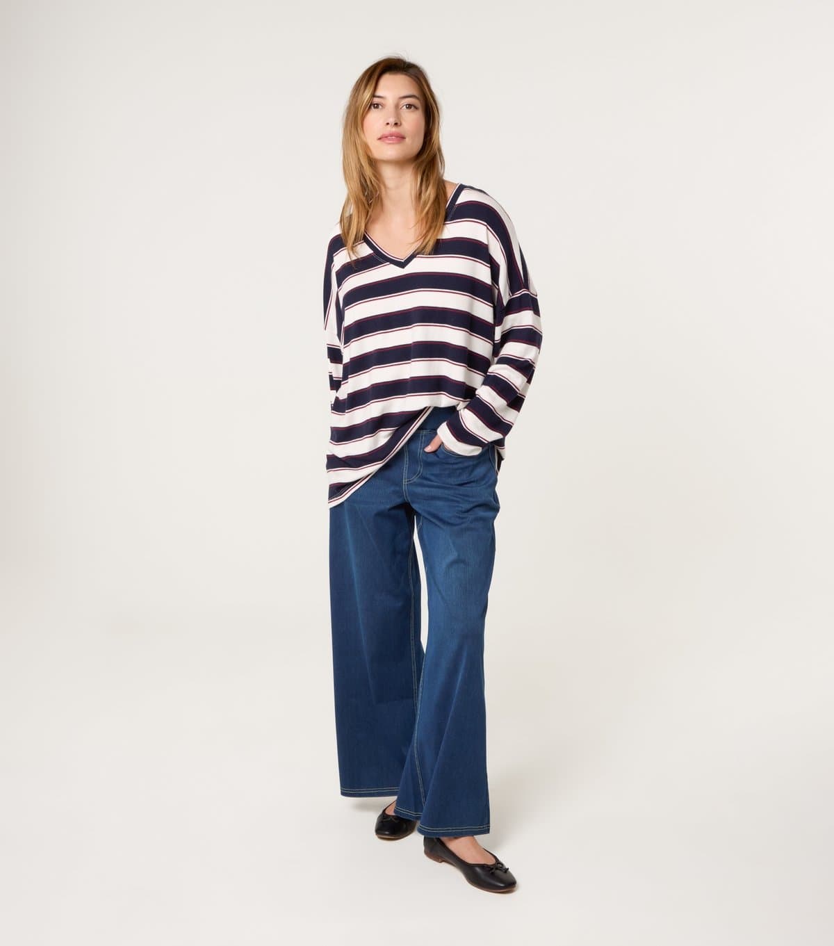 Blue Vanilla Women's Blue Super Wide Leg Jeans Blue Vanilla New Look