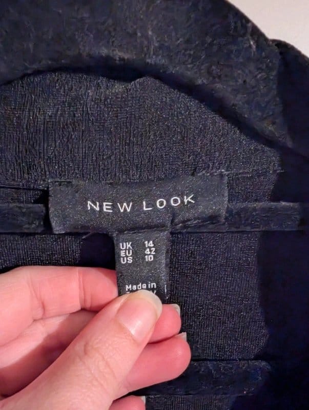 New Look Black New Look blouse/shirt, size 14 - 1