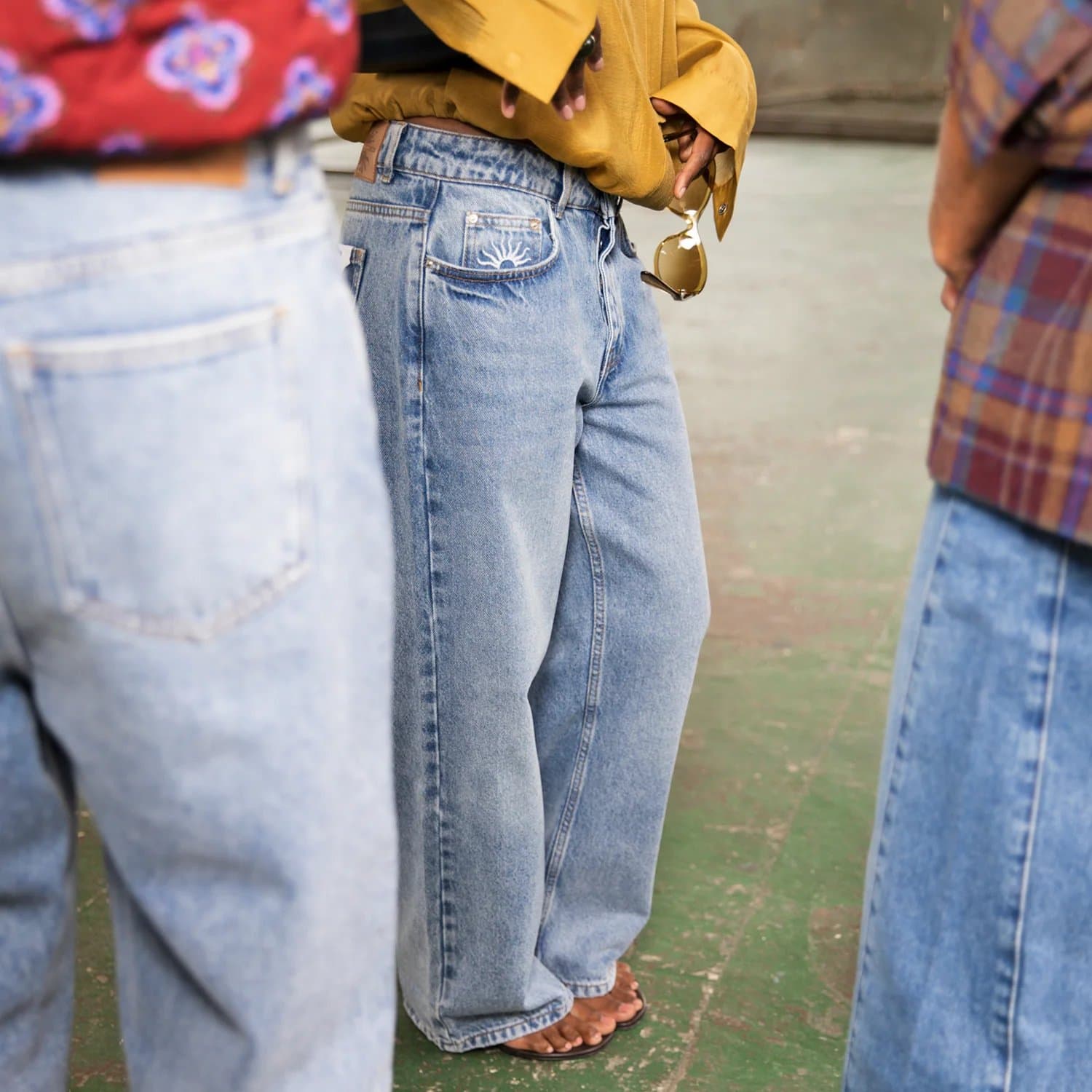 Never Fully Dressed Vintage Blue Georgi Straight Jeans