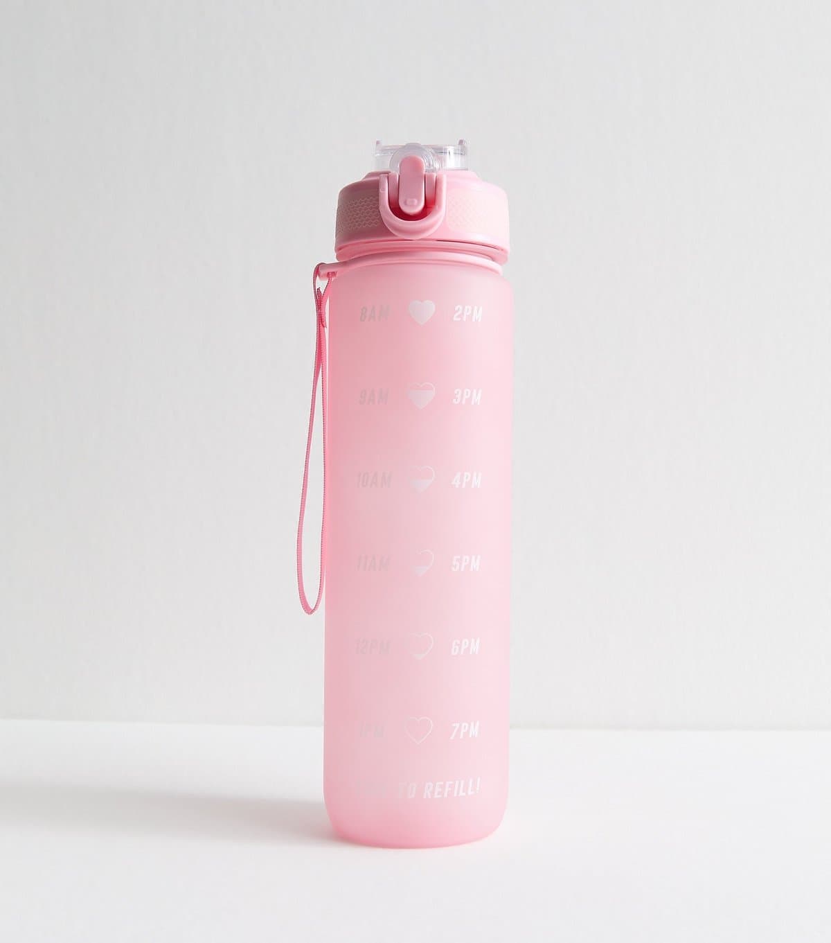 New Look Pink Message Printed Drinking Bottle New Look