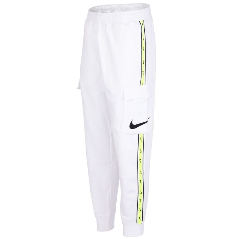 Nike Nike Men's Taped Legs White Sweatpants - 1