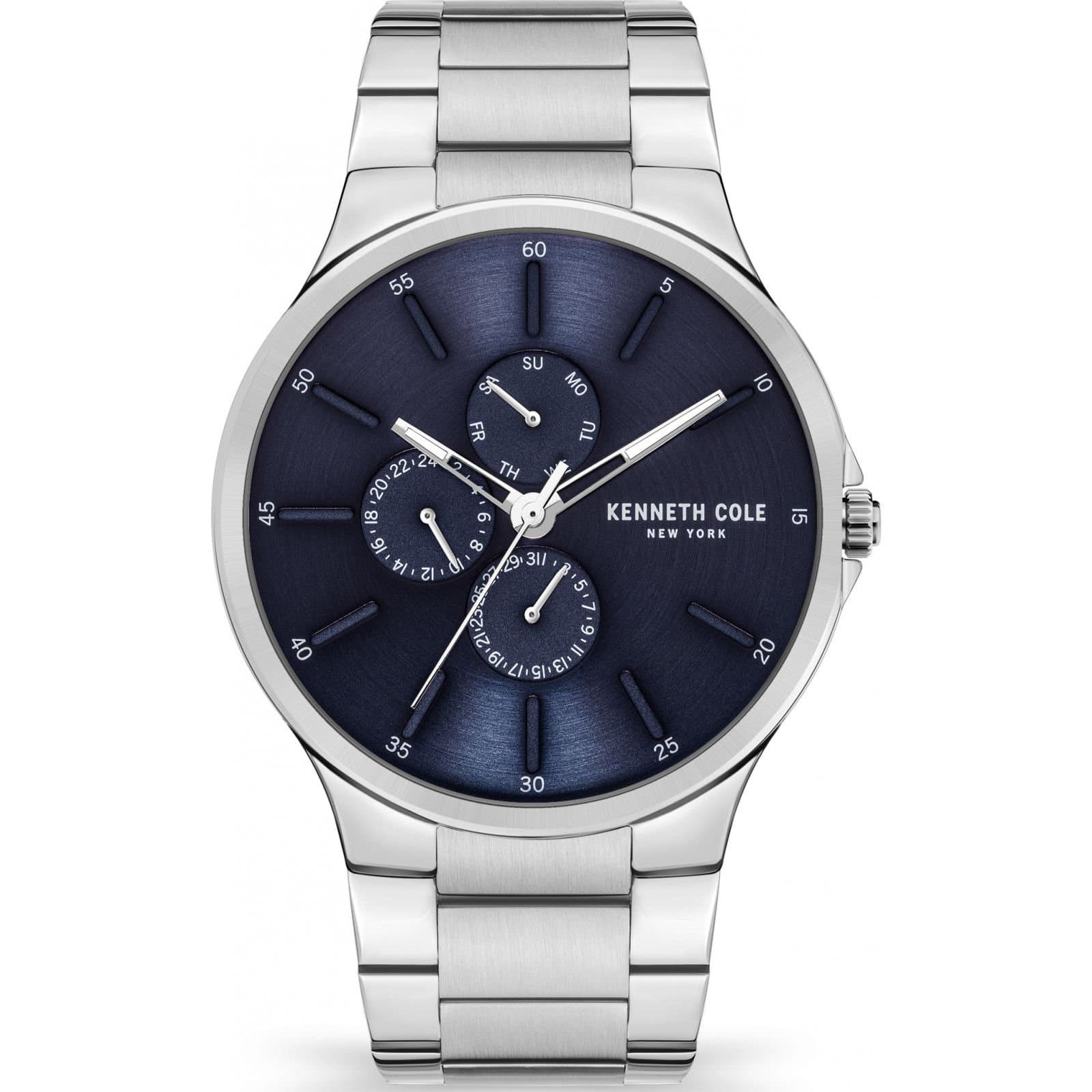 Kenneth Cole Kenneth Cole Men's KCWGK2123504 Classic 44mm Quartz Watch in Silver