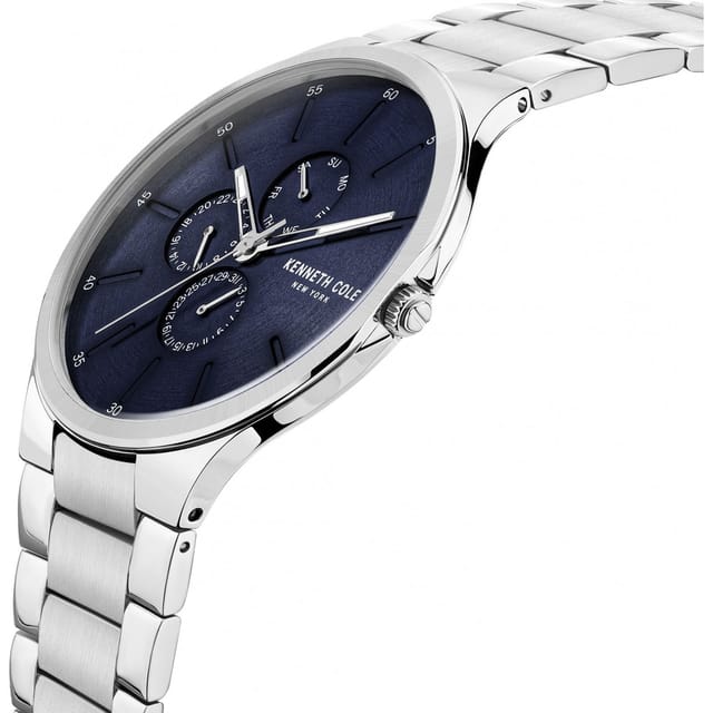 Kenneth Cole Kenneth Cole Men's KCWGK2123504 Classic 44mm Quartz Watch in Silver - 3
