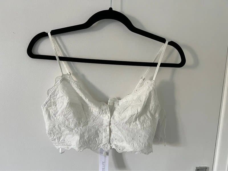 Bershka Bershka white bandeau top