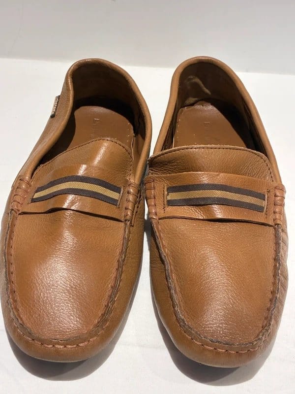URBAN SOLE Urban Sole brown leather moccasin UK size 9 - 1