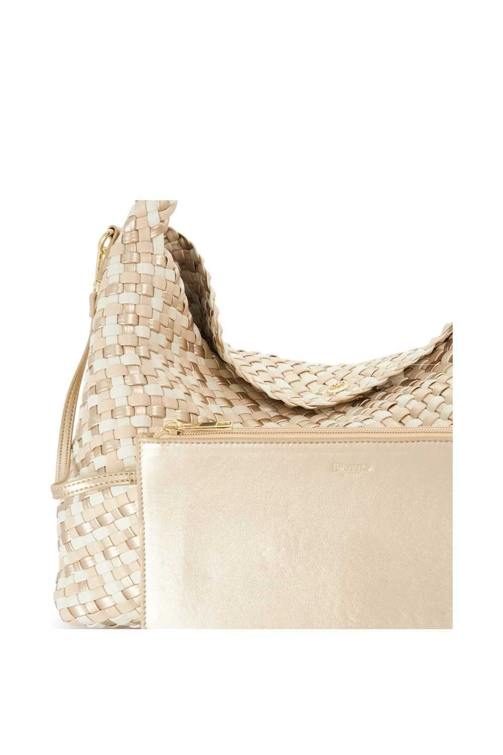 Dune London Dune London Women's 'Deliberate L' Shoulder Bag in Natural - 4