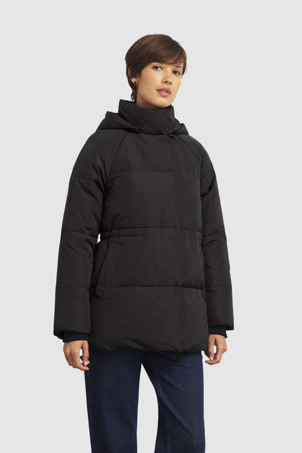 Hobbs London Hobbs London Women's Cara Puffer Coat in Black - 2