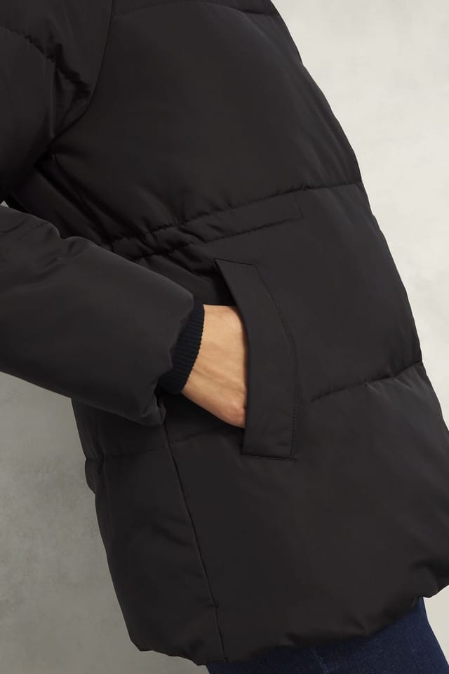 Hobbs London Hobbs London Women's Cara Puffer Coat in Black - 3