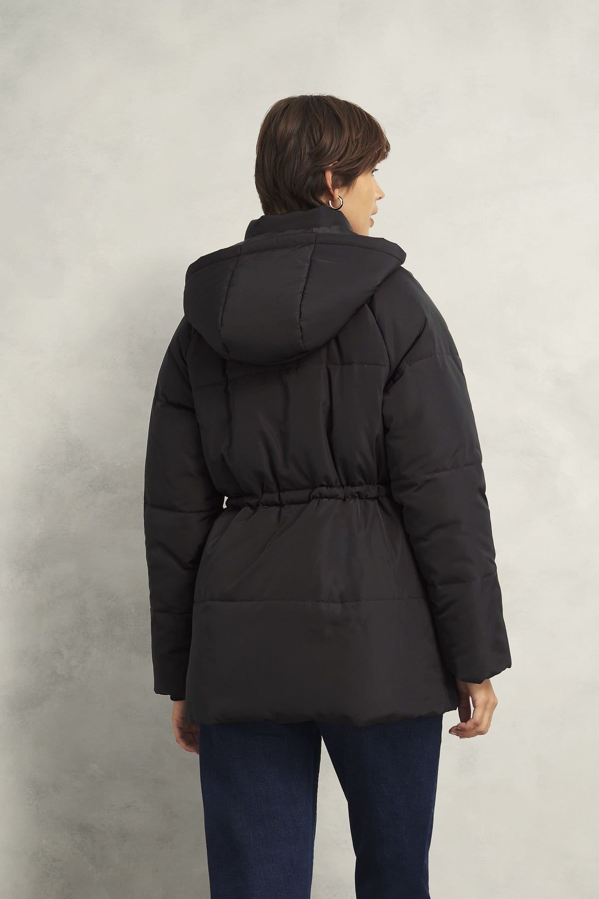 Hobbs London Hobbs London Women's Cara Puffer Coat in Black - 4