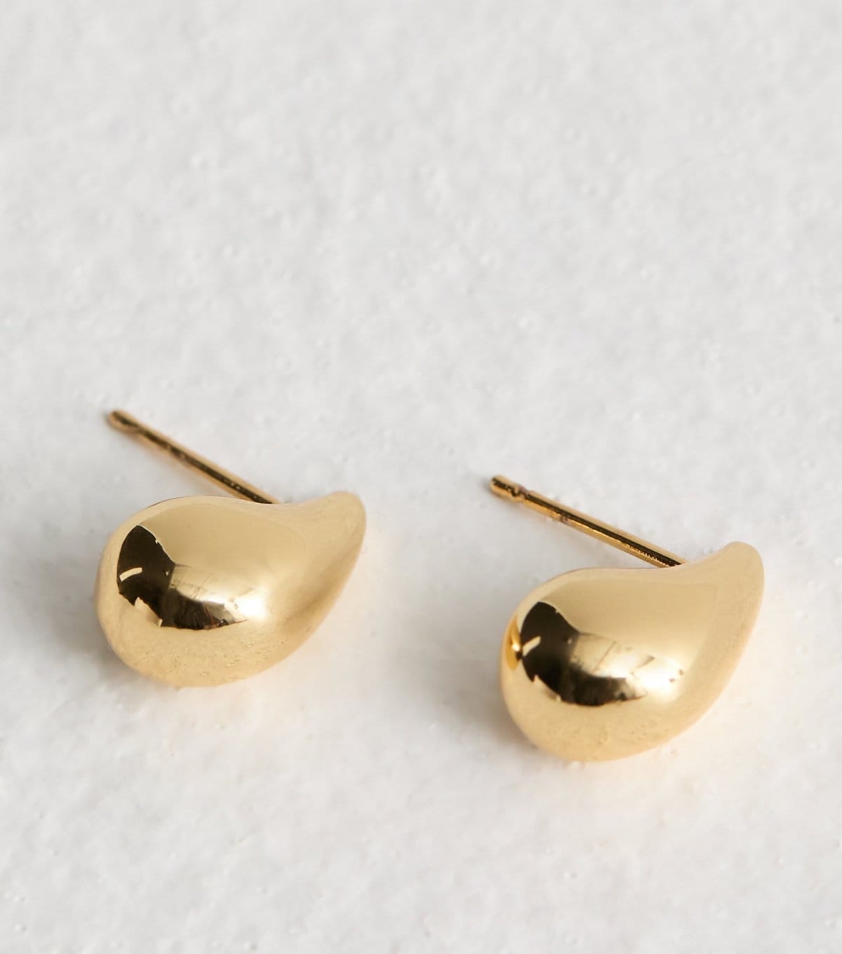 New Look 18ct Gold Plated Mini Teardrop Stud Earrings New Look - 4