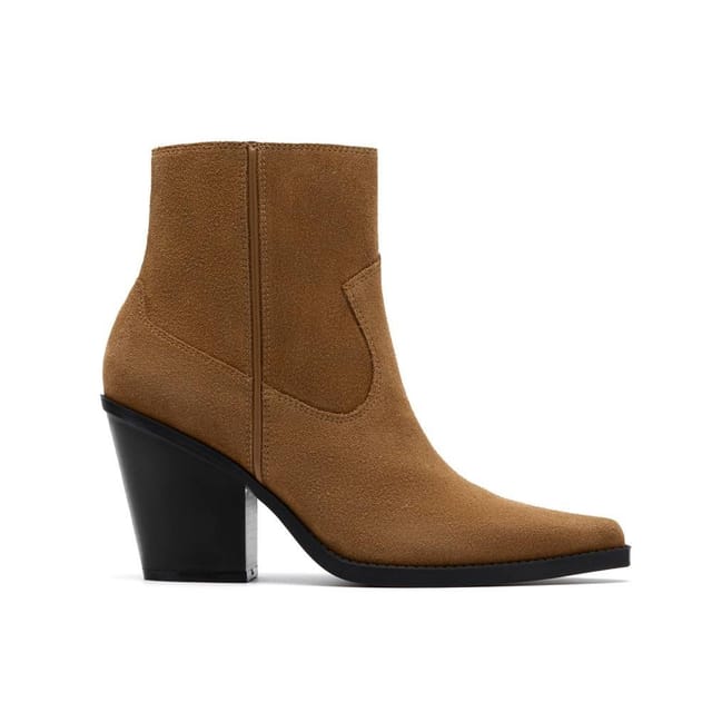 Clarks Clarks Women's Kheda West Dark Tan Ankle Boots in Brown - 3