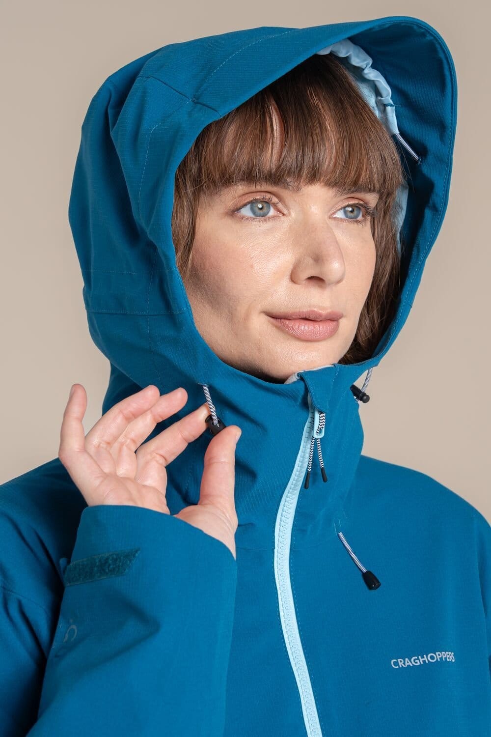 Craghoppers Craghoppers Women's Dynamic Pro Stretch Waterproof Breathable Jacket in Blue - 4