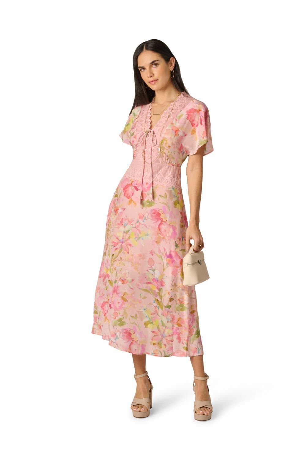 Adrianna by Adrianna Papell Adrianna by Adrianna Papell Women's Printed Satin Dress