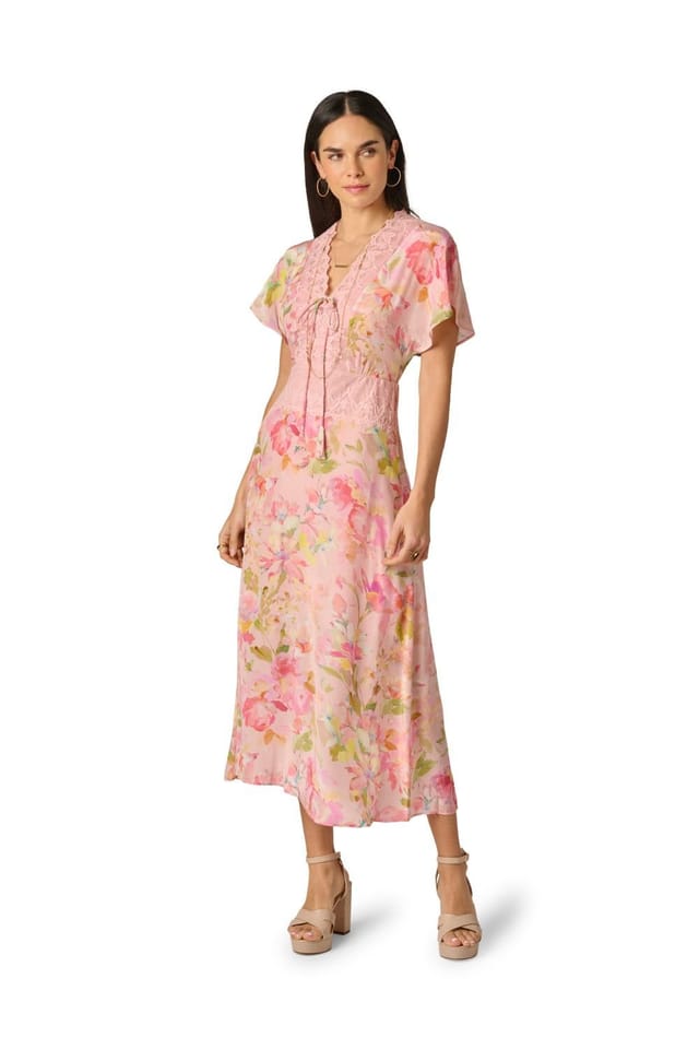 Adrianna by Adrianna Papell Adrianna by Adrianna Papell Women's Printed Satin Dress - 2